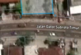 Disewakan Tanah 900 M2 Jalan Gatot Subroto Timur  Denpasar Bali Dkt Batu Bulan Gianyar  - Land for Rent in Denpasar